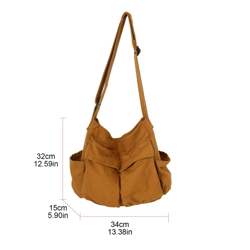 Canvas Bags for Women Shopping All-match Handbag Large Lightweight Shoulder Bag