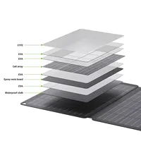 Panneau solaire pliable 30W, chargeur solaire portable monocristallin, étanche IP67, USB-C/USB-A/DC pour camping, randonnée, backpacking, activités de plein air 7