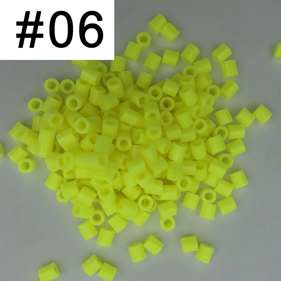 5mm 1000PCS Assorted Colored Hama Beads for Kids DIY Pixel Art and Puzzles