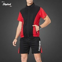 

Summer Men 2 Piece Sets Fashion Casual Sports Top + Shorts Tracksuit Men Short Sleeve Shorts Sportswear Jogging Suit