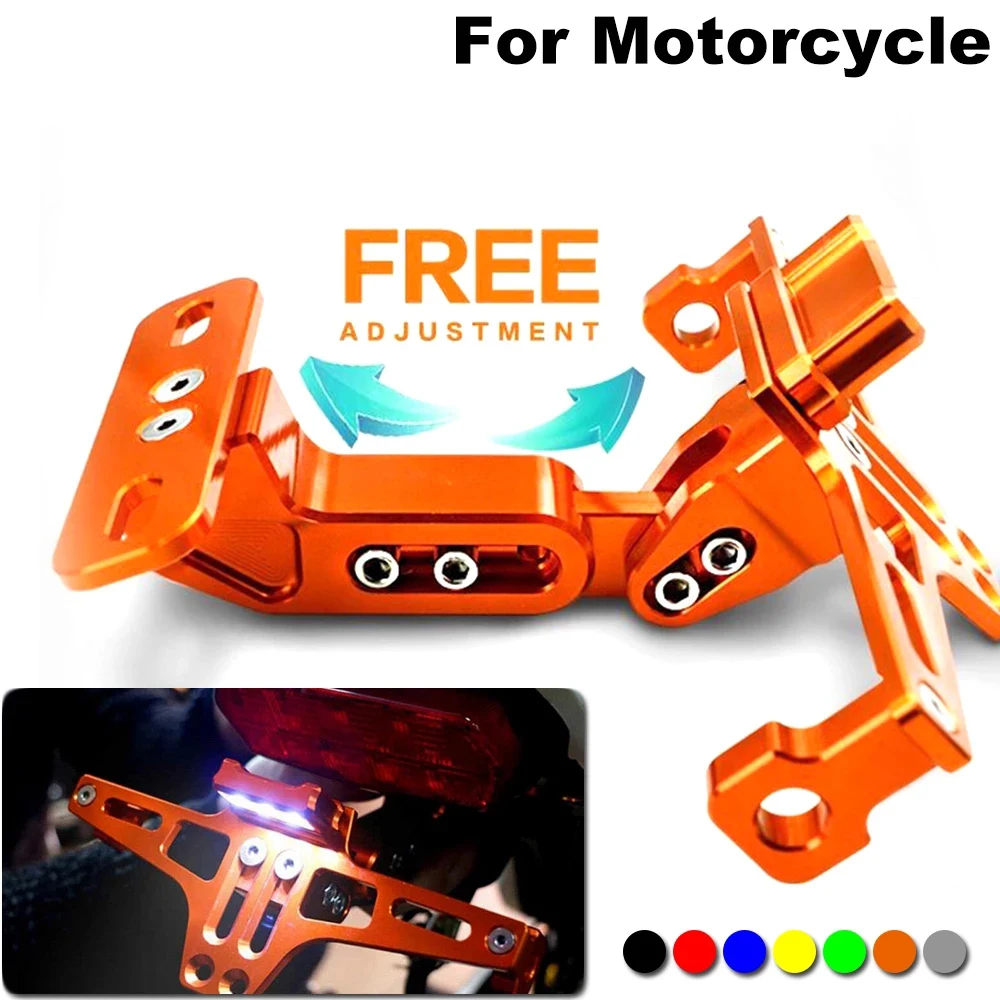 YAMAHA TRACER 900GT Tracer 700 900 GT Tracer700gt MT09 MT07 2021 오토바이 조정 가능한 후면 테일 깔끔한 라이센스 플레이트 홀더