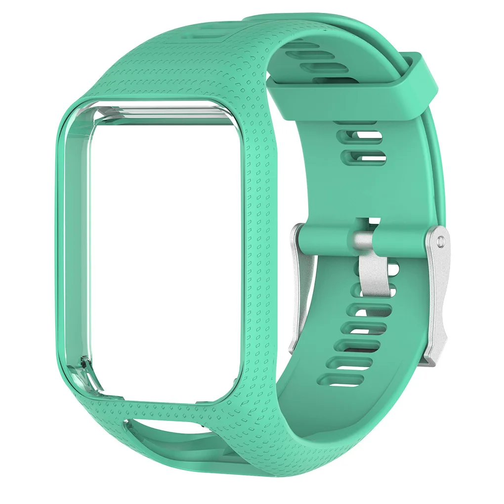 Correa De Silicona Para Reloj, Repuesto Para Tomtom 2 3 Runner 2 3 Spark 3, Color Morado Claro