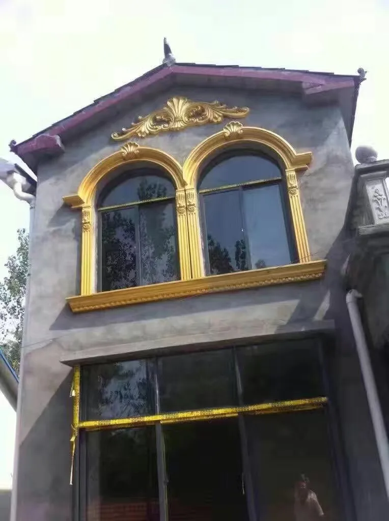 Mountain flower mold villa exterior wall pendant cement flower plate model decoration building relief mold square wall template