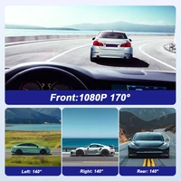 4 Channel Dash Cam wifi dashcam for car dvr Video Recorder Night Vision 24H Parking Monitor Black Box 360° Car Recording Camera - Image 5
