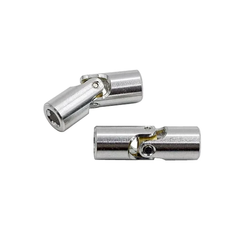 1pcs Compatible building blocks Car Shaft Coupler Metal Cardan Joint Motor Connector Universal Joint Coupling Gimbal  9244 61903 8mm to 10mm shaft coupling 30mm length 25mm diameter motor coupler aluminum alloy joint connector for diy encoder