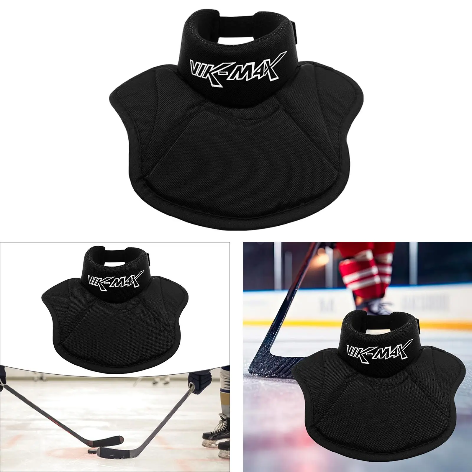 Hockey Neck Guard Cut Resistant Collar Protection Universal Neck Protector for Women Men Adult Outdoor Sports Senior Junior