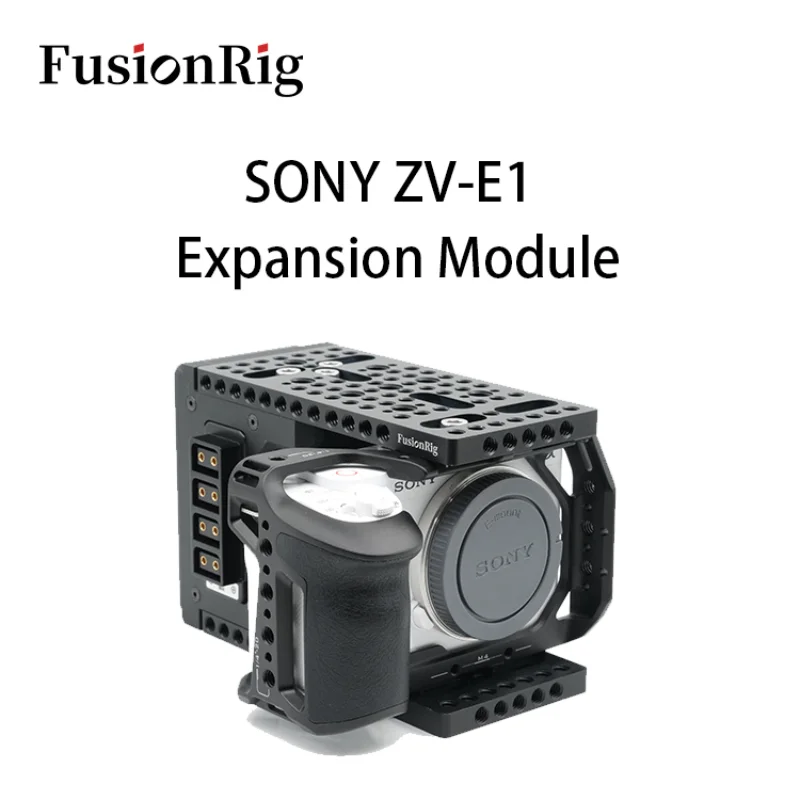 Modulo Di Espansione Fusion Rig Cineback Per Sony ZV-E1, Con Piastra V-Mount E Splitter D-Tap, In Lega Di Alluminio - 4