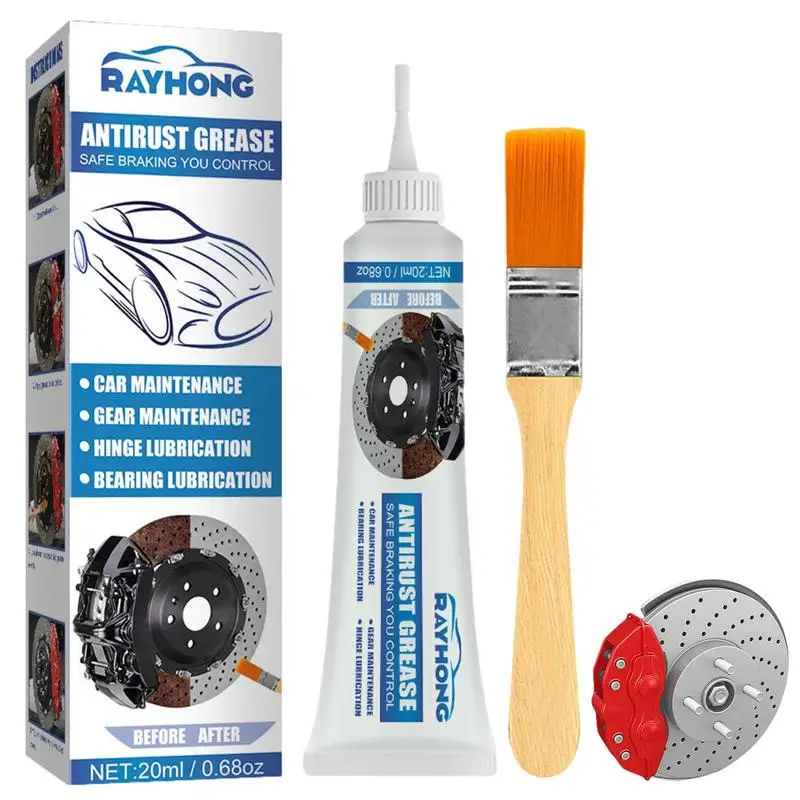 Brake Grease 20ml Anti-seize Grease Tube Lubricant Rust Converter ...