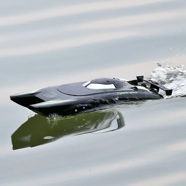 2.4G RC Boats 25KM/H High Speed Racing Boat 2 Channels Dual Motor Remote Control Boats for Kids Adult Racing Boat 6