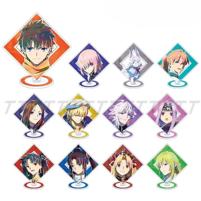 

Мини-фигурка из акриловой смолы для косплея, игрушка в подарок, игровой талисман Kyrielight, выполнена в стиле фильма «канон», Fujimaru, рицука, аниме «Saber Okita Souji»