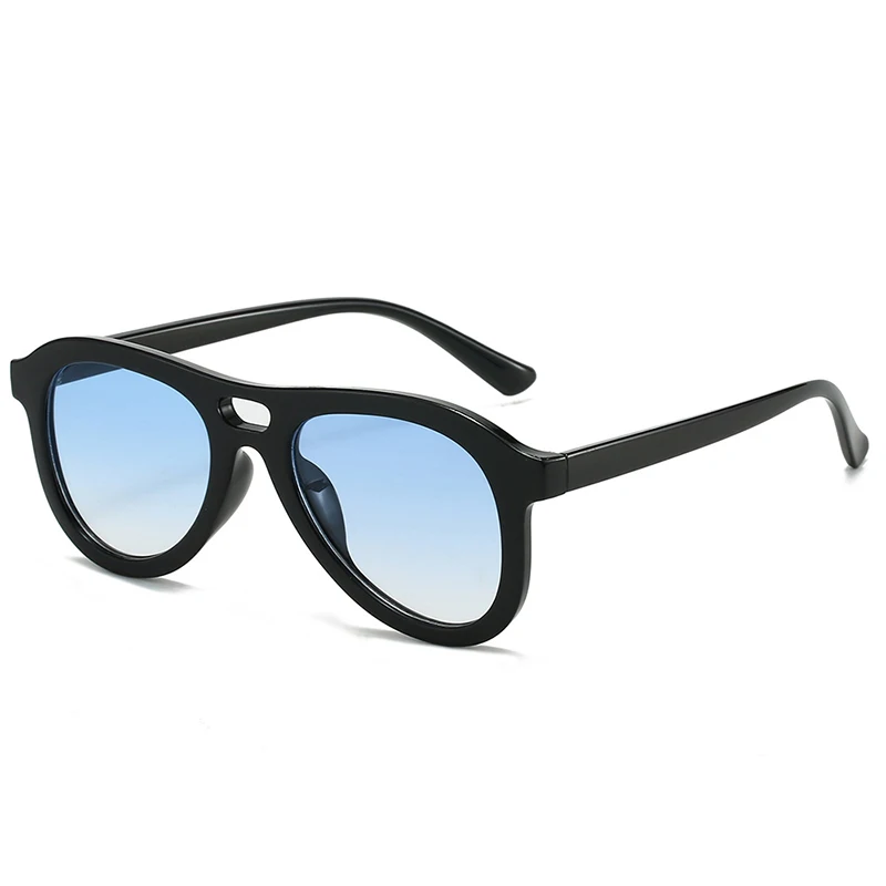 Vintage Double Bridge Pilot Sunglasses - Olive Green
