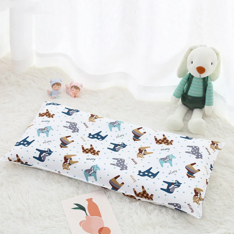 30x50cm Length Children Pillow Crib Bedding Baby Pillow Pure Cotton Kids Head Cushion For 0-3 Years Old Baby Cartoon Pillow 5