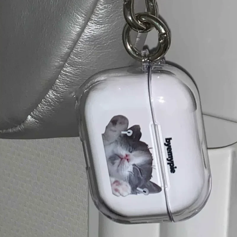 Korean-Style Cute Cat Music Lover Dustproof Headphone Case