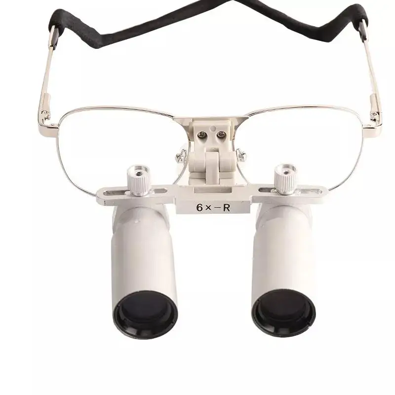 6x-Dental-loupes-Sliver-280-600mm-Working-Distance-60-70-mm-Filed-view ...