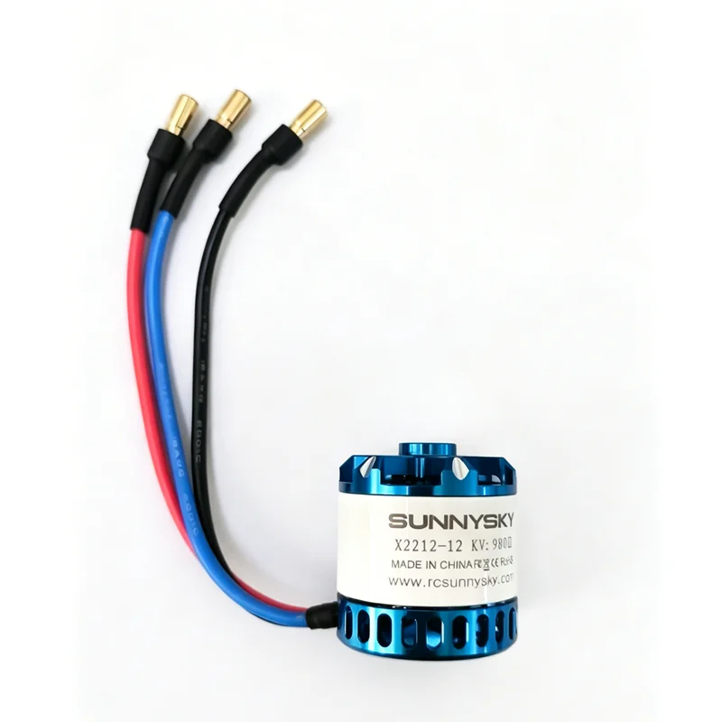 Sunnysky X2212 III V3 Brushless Motor, Short & Long Shaft, KV980/KV1250/KV1400/KV2450, 3-4S LiPo for RC Fixed Wing Airplane