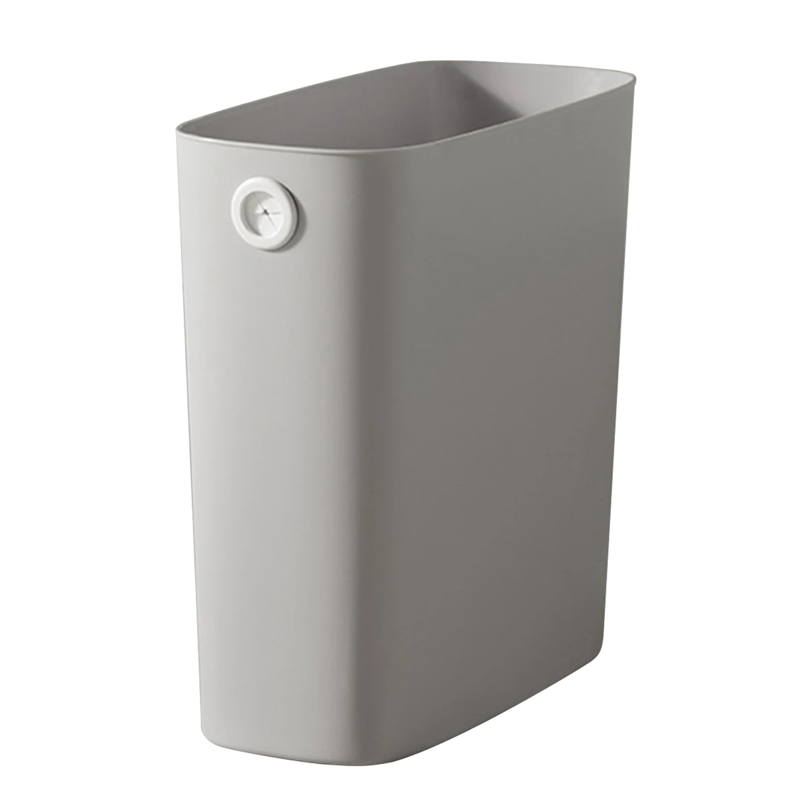 Compact Plastic Wastebasket with Open Top