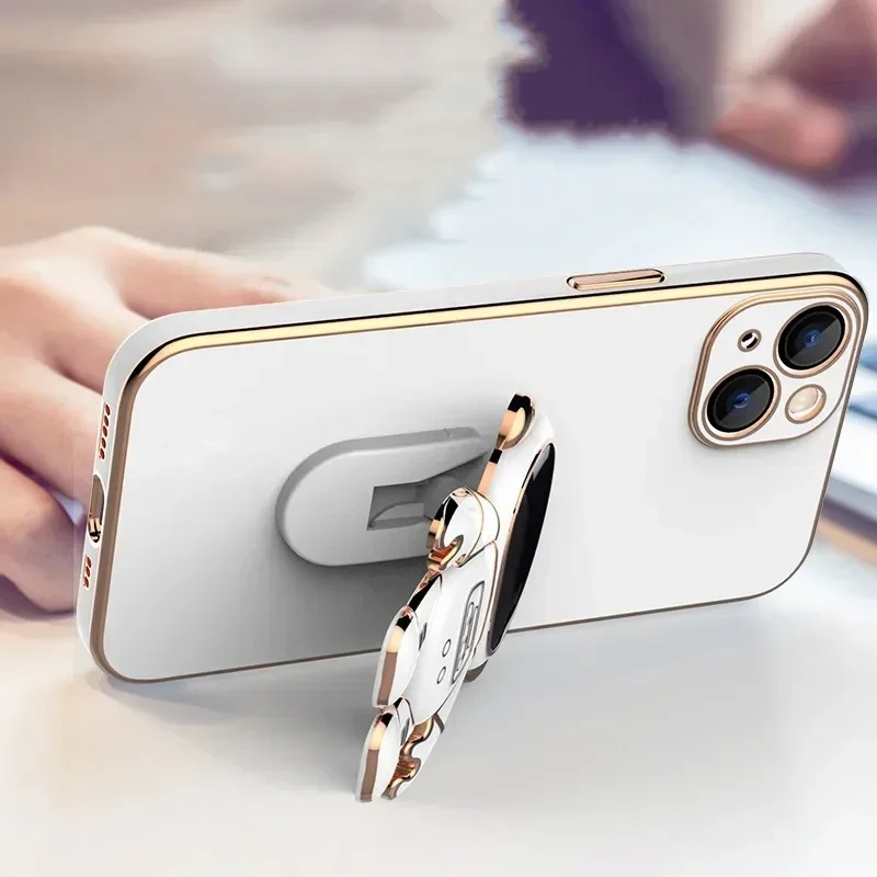 Astronaut Stand Holder Phone Case with Kickstand and Stylish Design