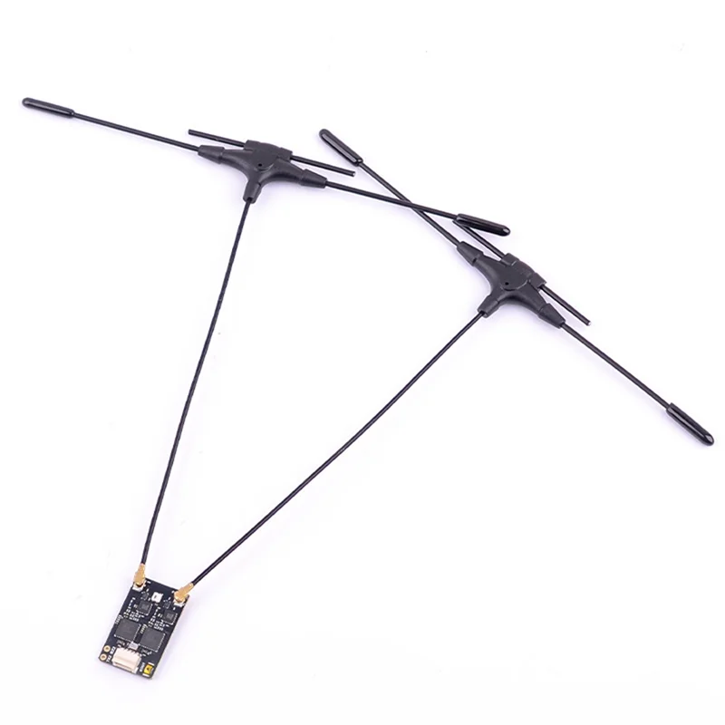 【T07A】R4 Gemini-X Ricevitore ELRS dual band 2.4GHZ/SUB-G 900MHZ RX con antenna tipo T per parti di droni RC FPV - immagine 4