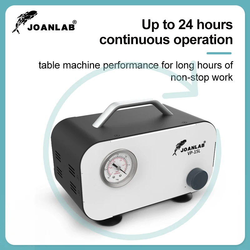 Rotary Vane Vacuum Pump JOANLAB Mini Oil-free Diaphragm Vacuum Pump Laboratory Filter Pump Portable Negative Pressure Lab Equipment