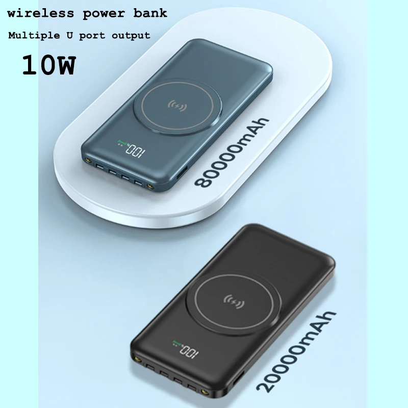 2023 Più Caldo Portatile 20000Mah Magsafe Power Bank 10W Qi Magnetic Wireless Power Bank Ricarica Rapida + Spedizione Gratuita