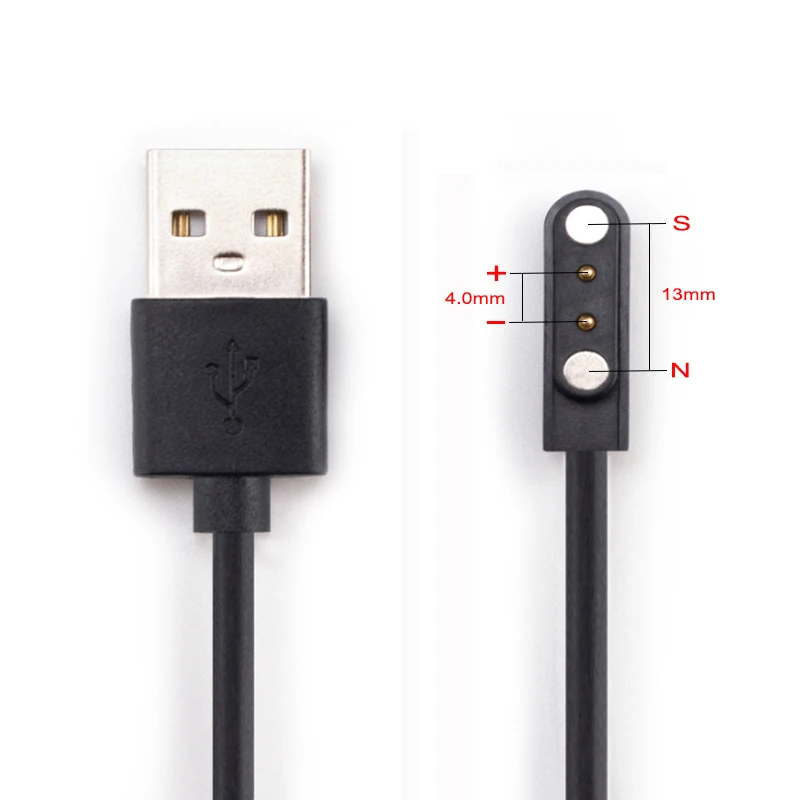 2 Caricatori Magnetici Per Smartwatch - Cavo USB 2 Pin 4mm Universale, Ricarica Rapida - Foto 5