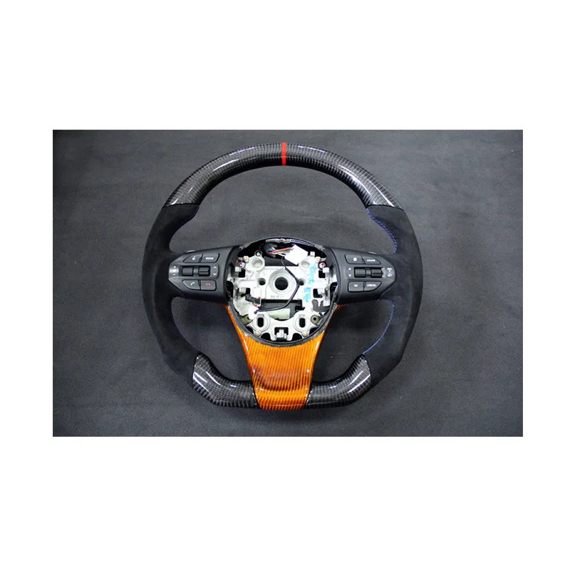 For KIA optima K2 K3 K5 Carbon Fiber Steering Wheel D type Assembly
