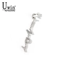 UWIN Custom Name Drop Dangle Charm Earring DIY Mini Lettes Numbers Earrings Trendy Statement Women Accessories Jewelry