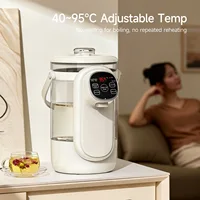 Bouilloire électrique 3,5 L avec fonction maintien au chaud, pot électrique à réglage de température sur 12 niveaux, distributeur d'eau multifonction 3