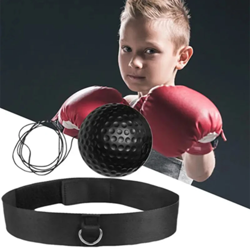 Boxing Reaction Ball Boxing Training Reflex Balls Headband React Ball Set For Child Training Boxing Workout Equipment Beginners