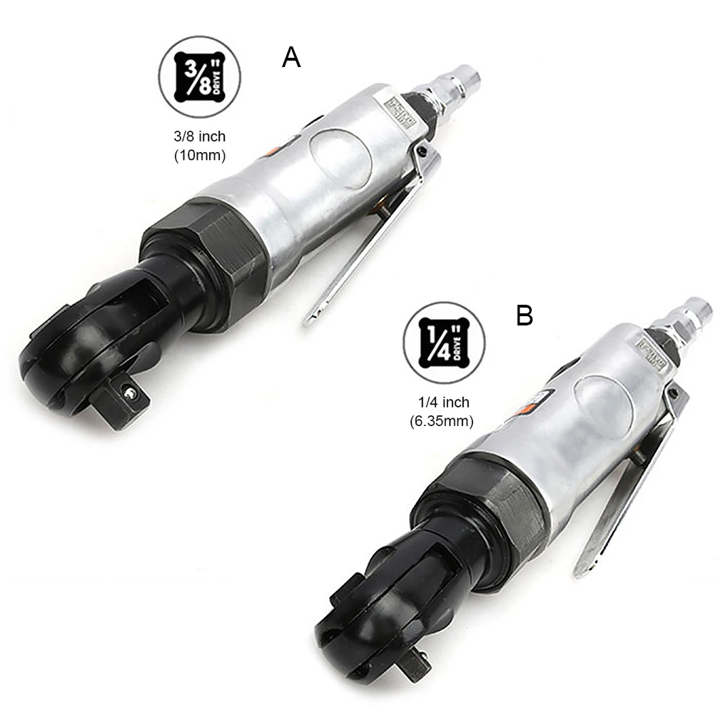 Mini Air Pneumatic Ratchet Wrench Torque Spanner Multi-functional Mechanical Machine Vehicle Tool 1/4 3/8 Square Head