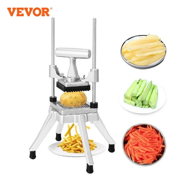 VEVOR Electric French Fry Cutter Vegetable Cutter Vegetable Dicer w/4  Blades 40W