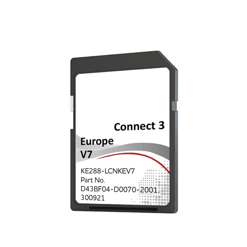 for NIssan JUKE CONNECT3 V7 Portugal Switzerland Map SD Navigation GPS Card
