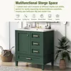 30" Bathroom Vanity, Modern Bathroom Cabinet with Sink Combo Set,Bathroom Storage Cabinet with a Soft Closing Door and 3 Drawers 5