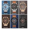 Curren 8291 Men Watch Business Leather Quartz Waterproof Wristwatch 6-Hand Date Casual Fashion Luxury Relogio Masculino 6
