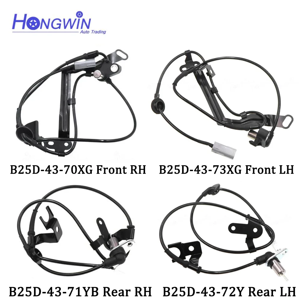Front Rear Left Right ABS Speed Sensor For Mazda Protege 323 F S Peugeot Citroen B25D4370XG B25D4373XG B25D4371YB B25D4372YB