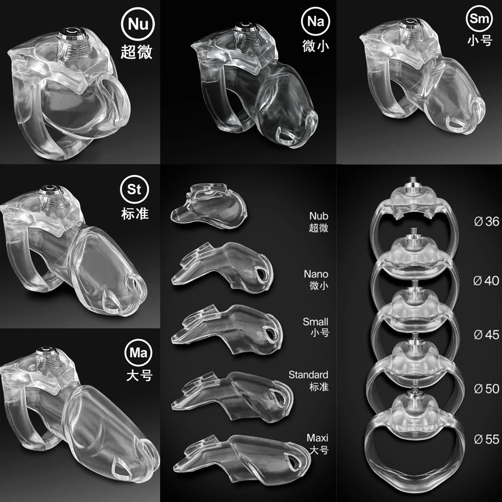 Male Chastity Cage Cock Bondage Device Penis Lock Sexy Toy Gay Sissy Resin Chastity Device Separate Lock Adult Products penis chastity cage chastity lock sex toy