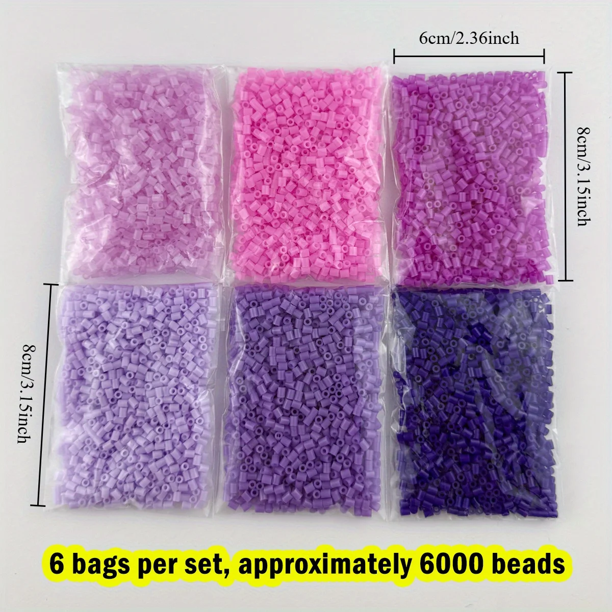 6-farbe 6000 Perle 2,6mm Hama Perle Auto/Tier Thema Sicherung Perle Set Multi-farbe Diy handgemachte Ergänzung Tasche Neue Mini Perle Perle – Detail 6