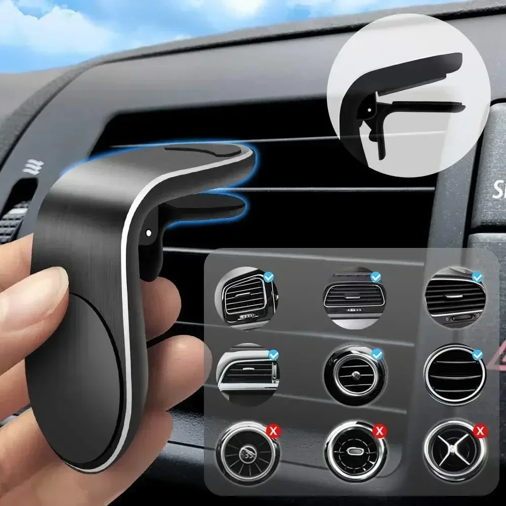 Car Air Outlet Phone Holder with 360 Rotating Mount