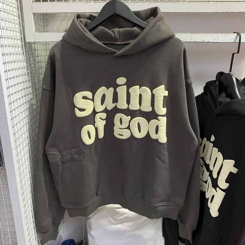 

New Style Hoodie Sweatshirt CPFM FEAR OF Saint of God Hoodie Men Kanye West Jerry Foam High-quality Hoodie Sweatshirt