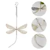 Creative Metal Wing Dragonfly Crystal Suncatcher Garden Wind Chimes Butterfly Home Decor Window Car Ornaments 5