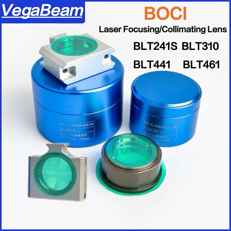 BOCHU BOCI 레이저 커팅 헤드 포커싱 렌즈 모듈 BLT310 BLT421S BLE441 BLT461 D32/D37용 서랍 홀더가 있는 시준 렌즈