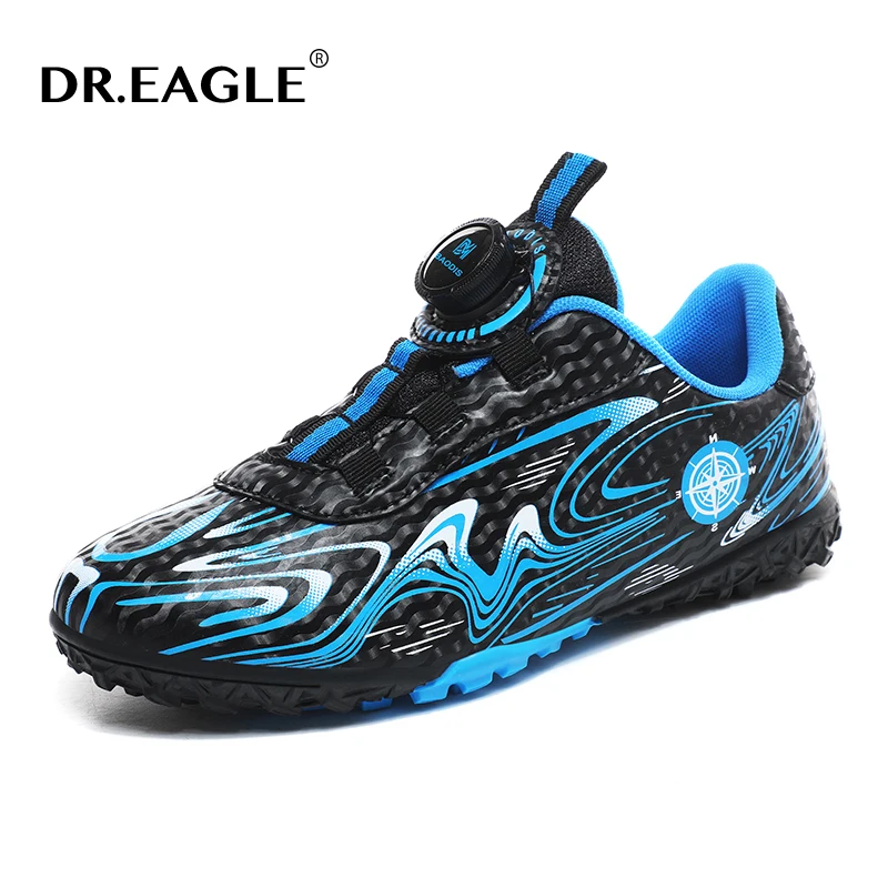 

DR.EAGLE Kids Soccer Shoes Boys Girls Breathable Soccer Cleats Outdoor Grass Training Football Boots Anti-Slip Sport Sneakers