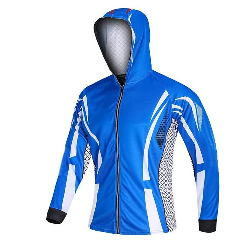 

2024 Custom Outdoors Men Sublimation Printed Uv Protection Long sleeve Fishing Hoodie Quick Dry Fishing Shirts