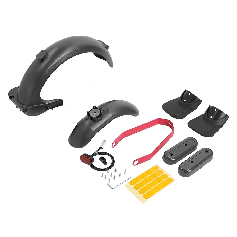 Rear Fender Water Baffle Guard Rear Taillight Lamp Wheel Mudguard For Ninebot MAX G30 Electric Scooter Mudguard Bracket
