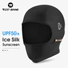 WEST BIKING Summer Cycling Cap Anti-UV Motorcycle Balaclava Ice Silk Sun Protection Sports Headwear Outdoor Bicycle Fishing Hat 1