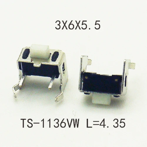 40PCS 순간 택트 스위치 12V 푸시 버튼 촉각 스위치 3x6x4.3/4.5/5/5.5/6/6.5/7/8mm 260GF