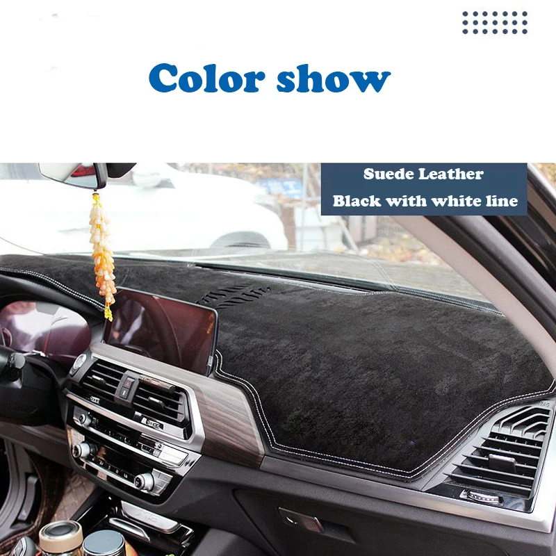 Tapis Tableau Bord Pour VW Pour Golf 7 MK7 2013-2018 2019 Dashmat Tableau De Bord Couverture Tapis Pare-soleil Tableau De Bord Protéger Tapis Voiture Style Accessoires Tapis Couverture Tableau Bord