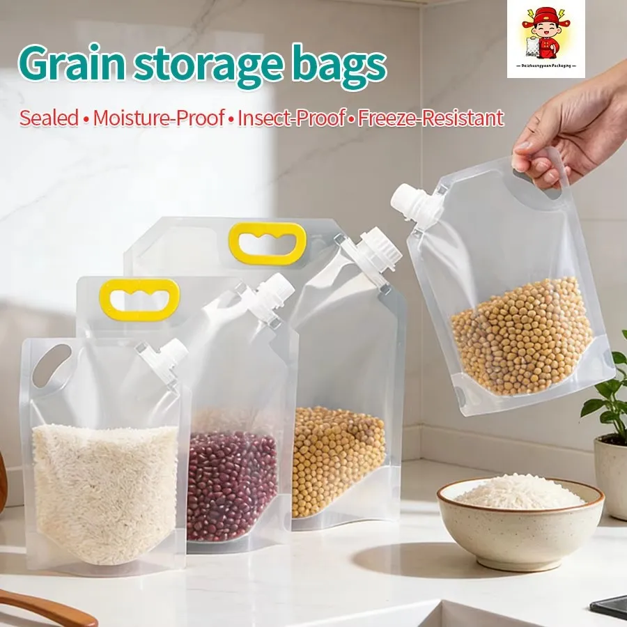 Eco-Friendly Leakproof Storage Bags for Liquid and Solid Foods