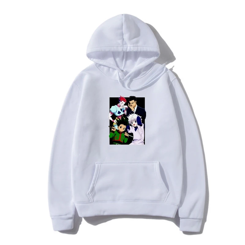 

Аутентичная верхняя одежда Legi Hunter X Hunter Аниме Gon Killua Leorio Hisoka в стиле Ts5Kyh с круглым капюшоном