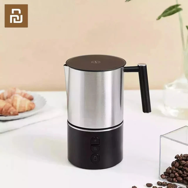 New Youpin Electric Milk Froth Machine Bubble Coffee Stainless Steel Milk  Frother 220v Hot Milk Machine For Home Add Plug - Personal Care Appliance  Accessories - AliExpress